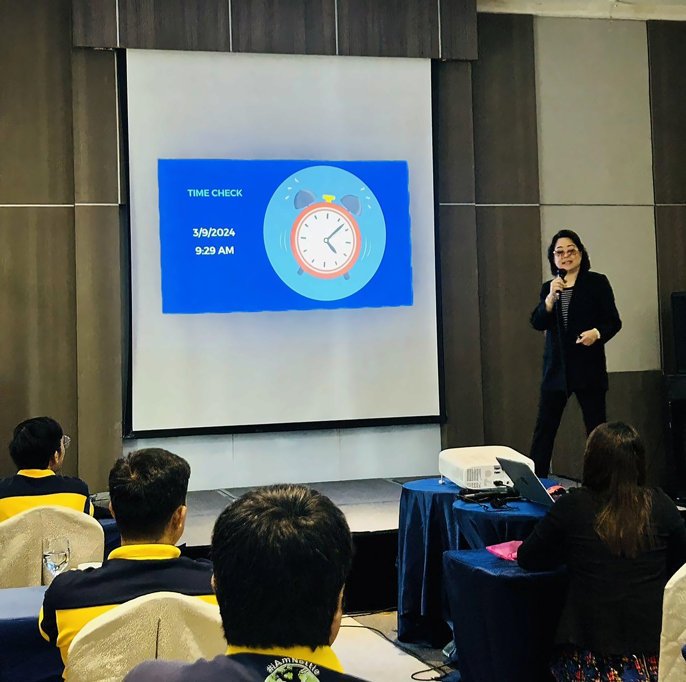 Photo from an MCV speaking event
